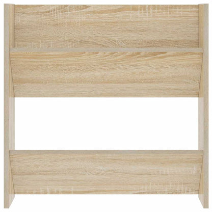 vidaXL Wall Shoe Cabinets 2 pcs Sonoma Oak 60x18x60cm Engineered Wood
