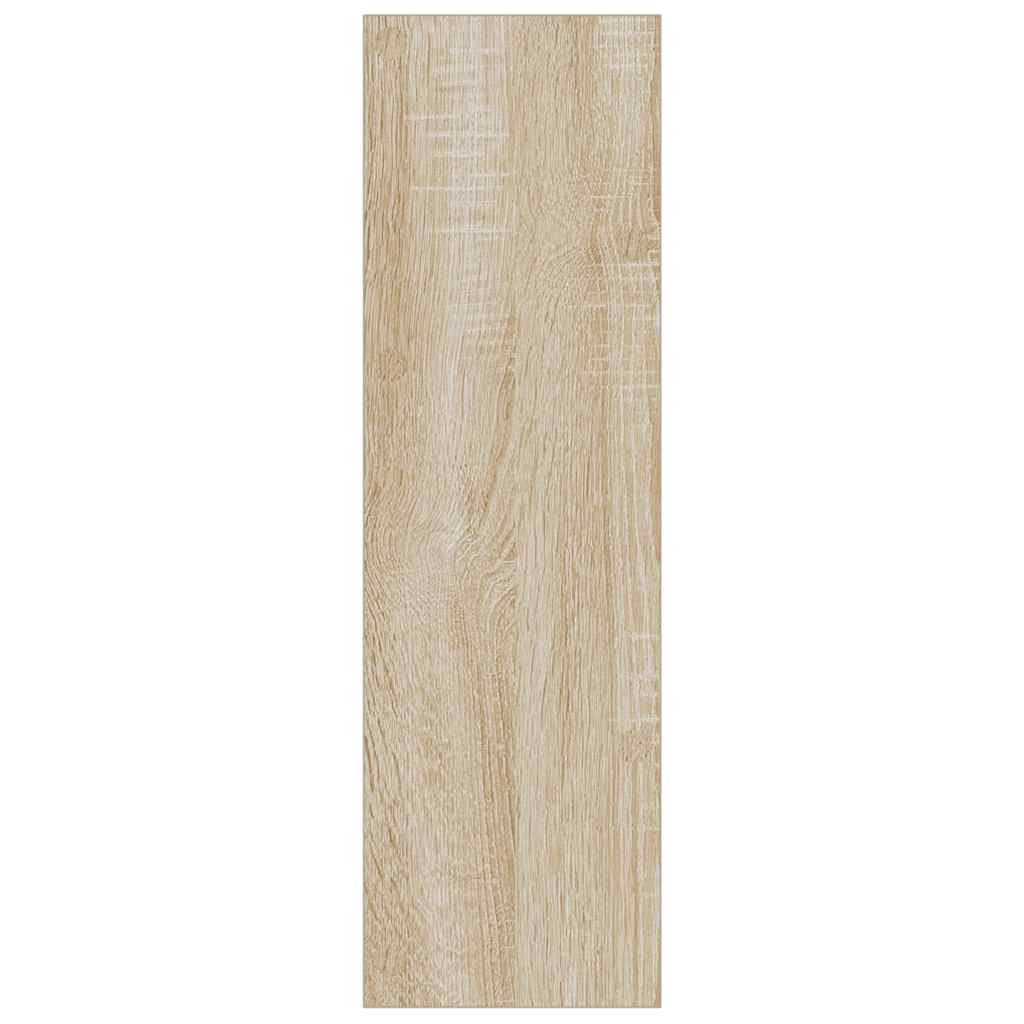vidaXL Wall Shoe Cabinets 2 pcs Sonoma Oak 60x18x60cm Engineered Wood