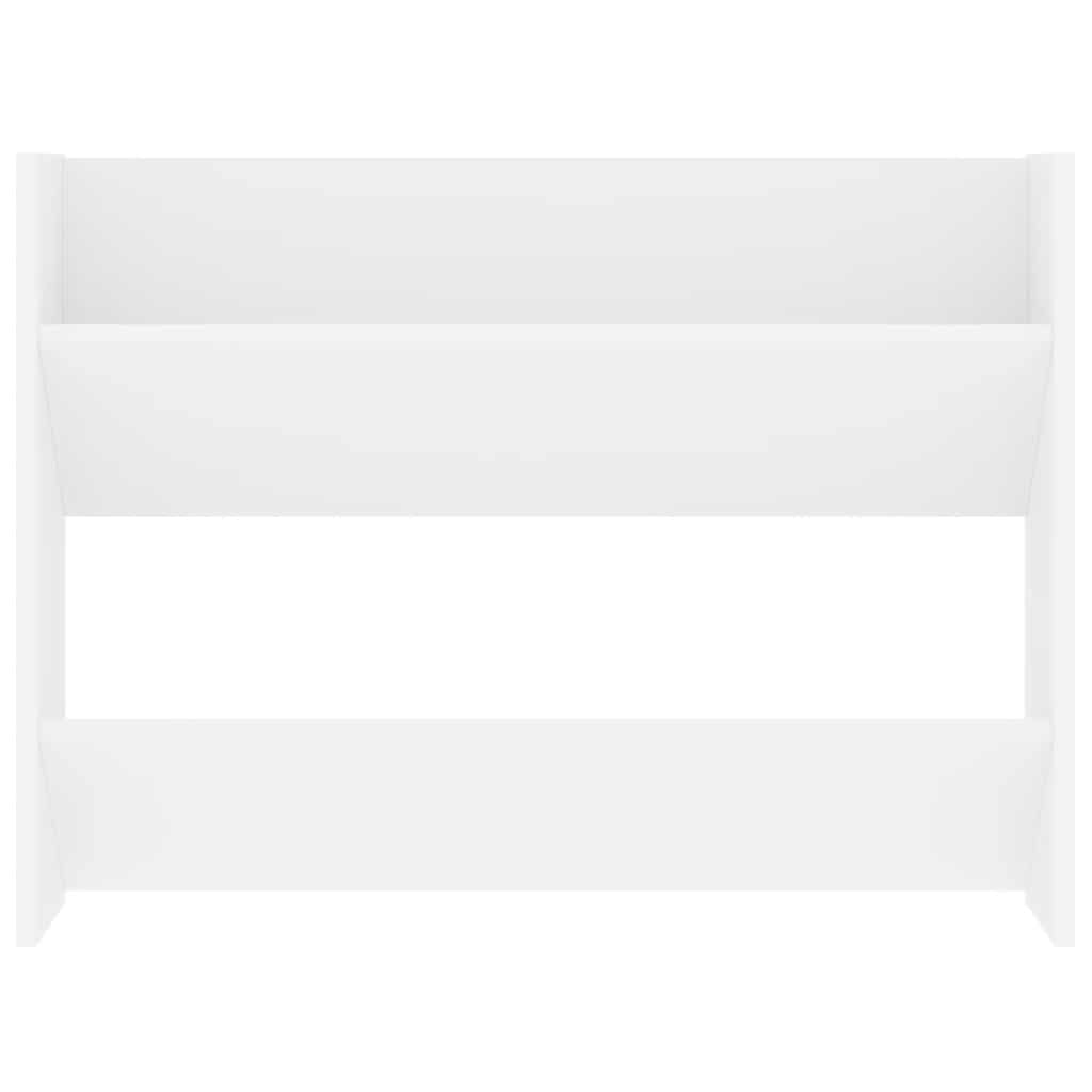 vidaXL Wall Shoe Cabinet White 80x18x60 cm Engineered Wood