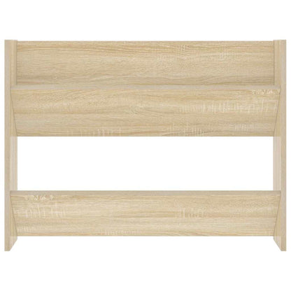 806748 vidaXL Wall Shoe Cabinets 2 pcs Sonoma Oak 80x18x60cm Engineered Wood