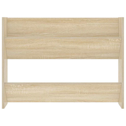 vidaXL Wall Shoe Cabinets 2 pcs Sonoma Oak 80x18x60cm Engineered Wood