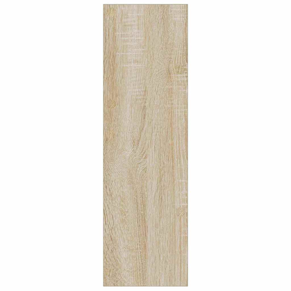 806748 vidaXL Wall Shoe Cabinets 2 pcs Sonoma Oak 80x18x60cm Engineered Wood