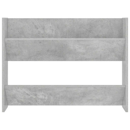 vidaXL Wall Shoe Cabinets 2 pcs Concrete Grey 80x18x60 cm Engineered Wood