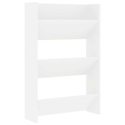 806759 vidaXL Wall Shoe Cabinet White 60x18x90 cm Engineered Wood