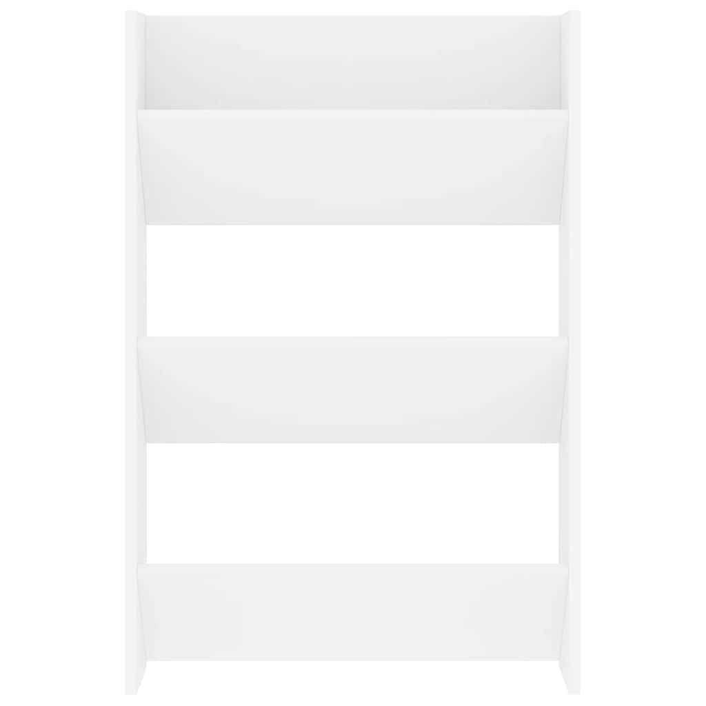 vidaXL Wall Shoe Cabinet White 60x18x90 cm Engineered Wood