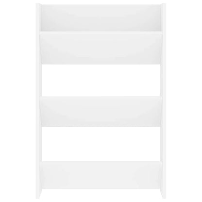 vidaXL Wall Shoe Cabinet White 60x18x90 cm Engineered Wood