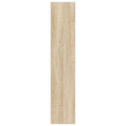 vidaXL Wall Shoe Cabinets 2 pcs Sonoma Oak 60x18x90cm Engineered Wood