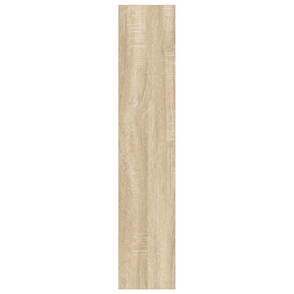 vidaXL Wall Shoe Cabinets 2 pcs  Sonoma Oak 60x18x90 cm Engineered Wood