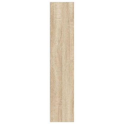 vidaXL Wall Shoe Cabinets 2 pcs  Sonoma Oak 60x18x90 cm Engineered Wood