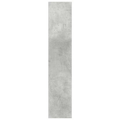806767 vidaXL Wall Shoe Cabinet Concrete Grey 60x18x90 cm Engineered Wood