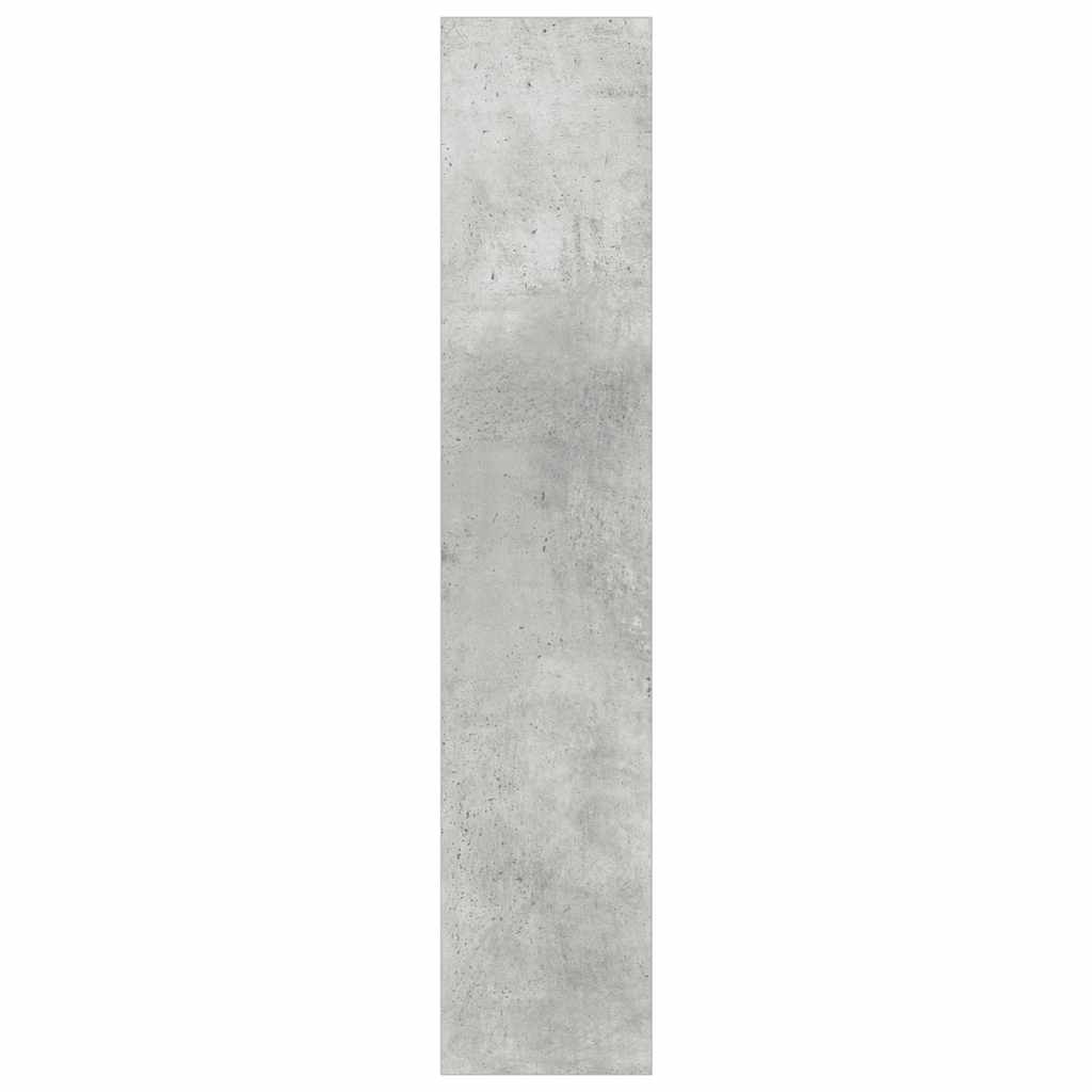 vidaXL Wall Shoe Cabinet Concrete Grey 60x18x90 cm Engineered Wood