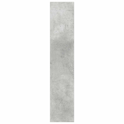 vidaXL Wall Shoe Cabinet Concrete Grey 60x18x90 cm Engineered Wood