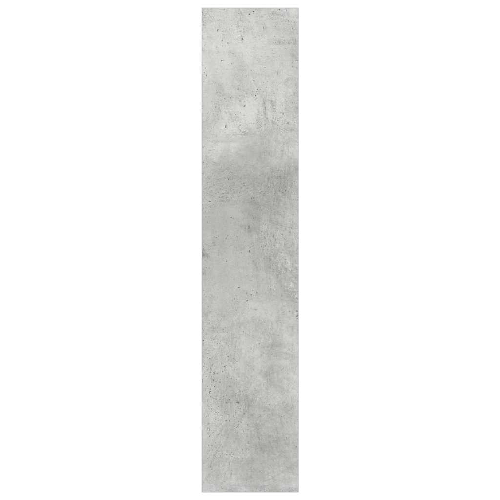 vidaXL Wall Shoe Cabinets 2 pcs  Concrete Grey 60x18x90 cm Engineered Wood