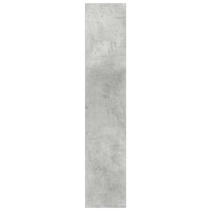 vidaXL Wall Shoe Cabinets 2 pcs  Concrete Grey 60x18x90 cm Engineered Wood