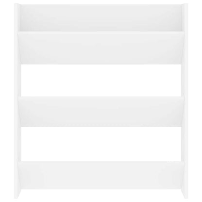 vidaXL Wall Shoe Cabinet White 80x18x90 cm Engineered Wood