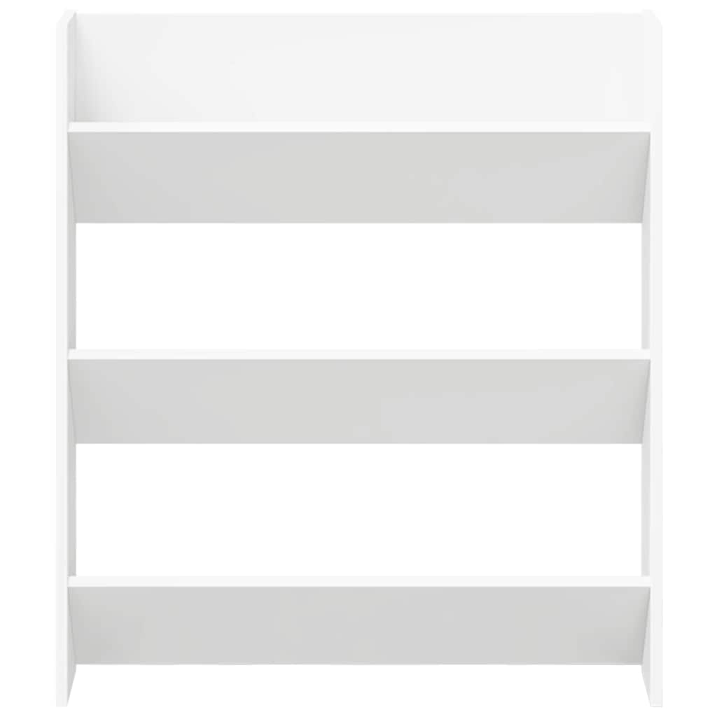 vidaXL Wall Shoe Cabinets 2 pcs  White 80x18x90 cm Engineered Wood