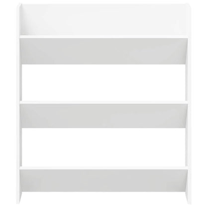 vidaXL Wall Shoe Cabinets 2 pcs  White 80x18x90 cm Engineered Wood