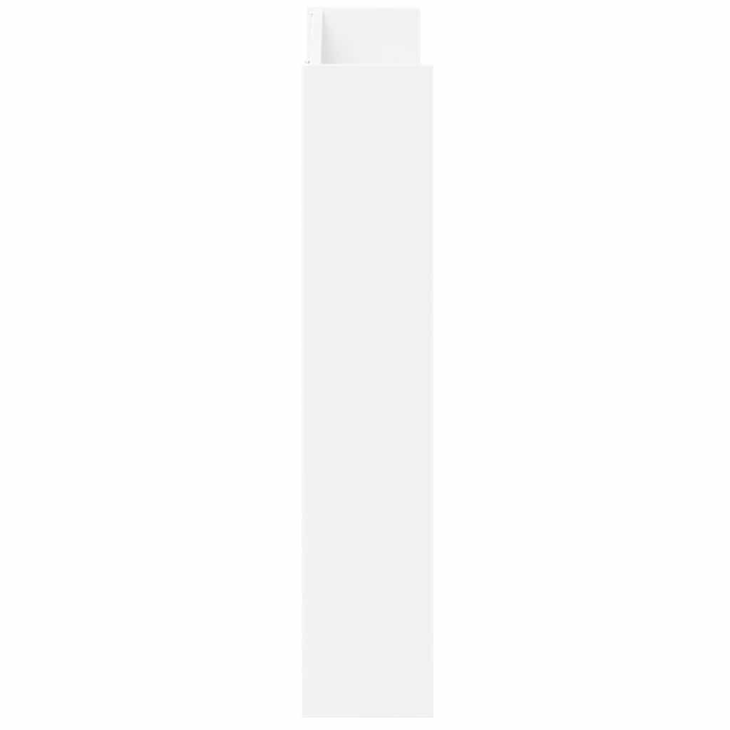 vidaXL Wall Shoe Cabinets 2 pcs  White 80x18x90 cm Engineered Wood