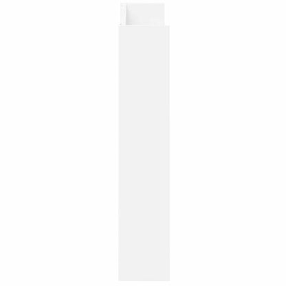 vidaXL Wall Shoe Cabinets 2 pcs  White 80x18x90 cm Engineered Wood