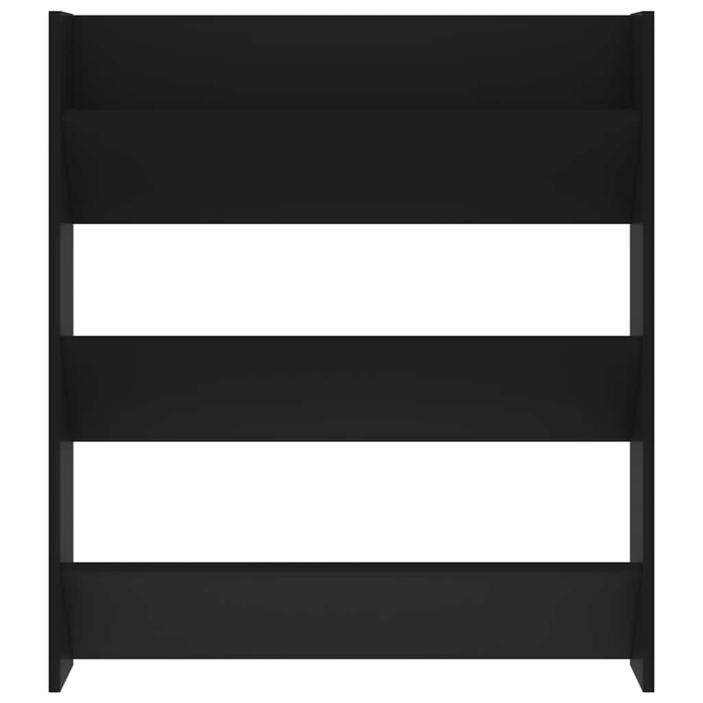vidaXL Wall Shoe Cabinet | Black | Engineered wood | Medium