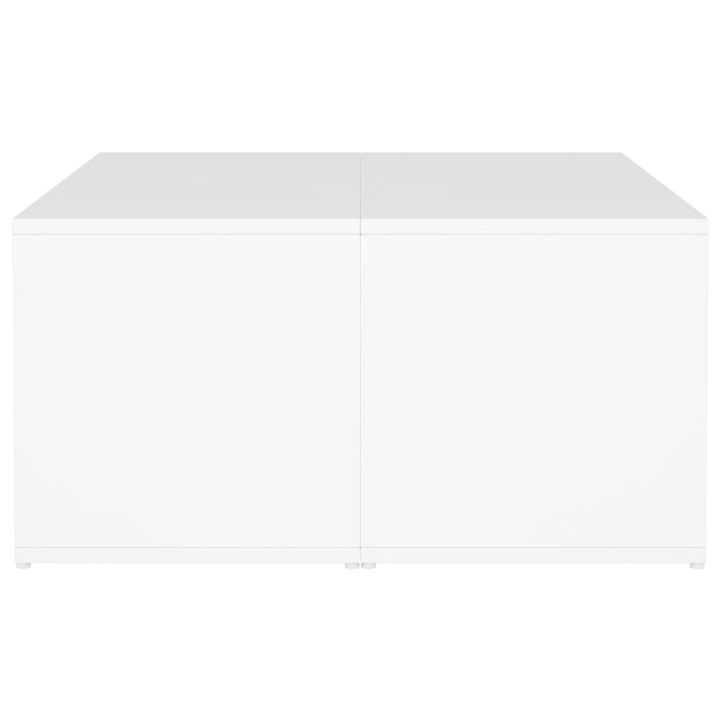 vidaXL Coffee Tables 4 pcs White 33x33x33 cm Engineered Wood