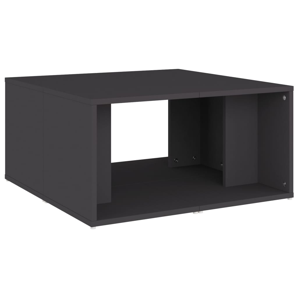 vidaXL Coffee Tables 4 pcs Grey 33x33x33 cm Engineered Wood