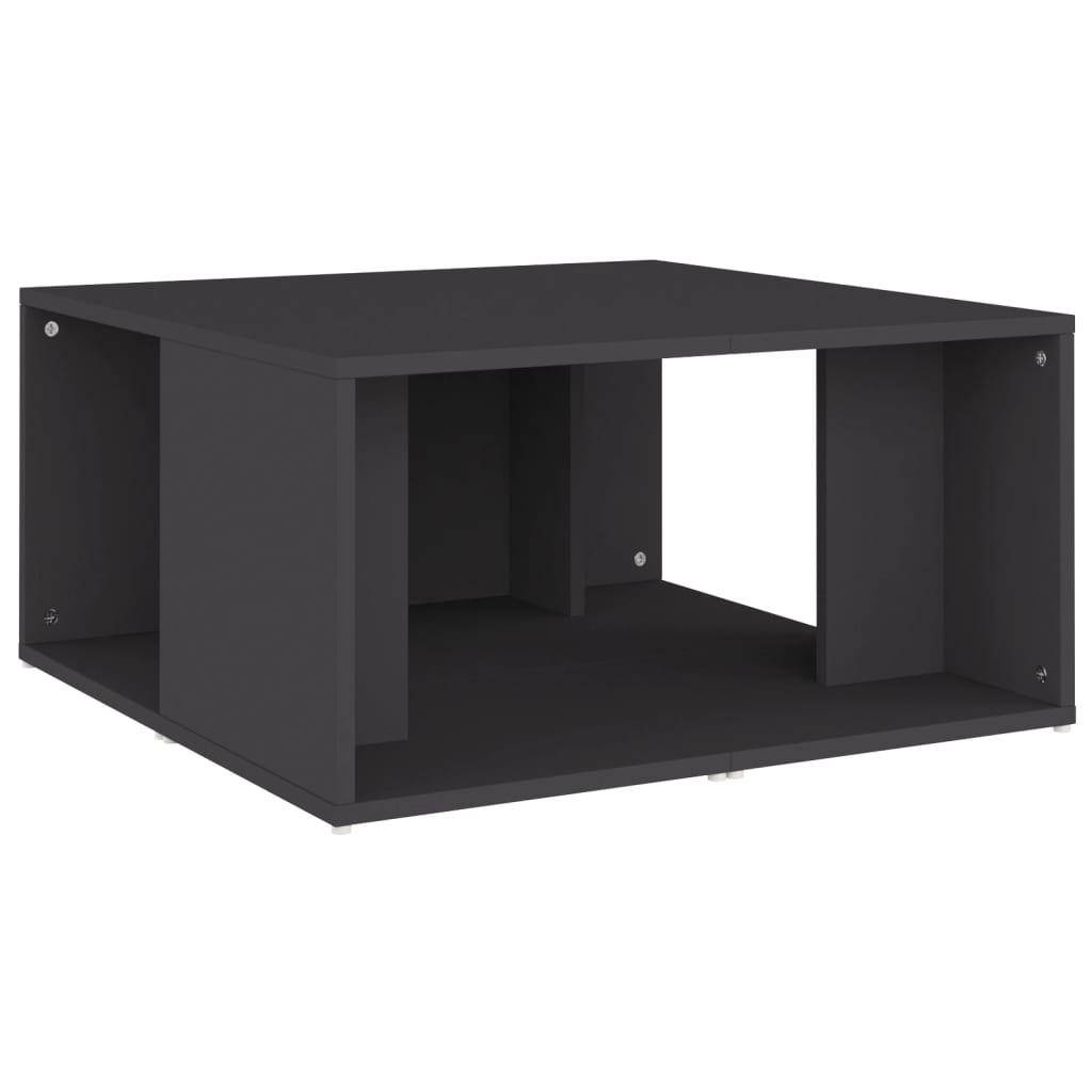 vidaXL Coffee Tables 4 pcs Grey 33x33x33 cm Engineered Wood