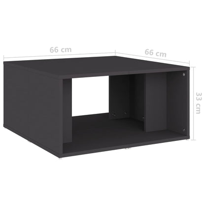 vidaXL Coffee Tables 4 pcs Grey 33x33x33 cm Engineered Wood