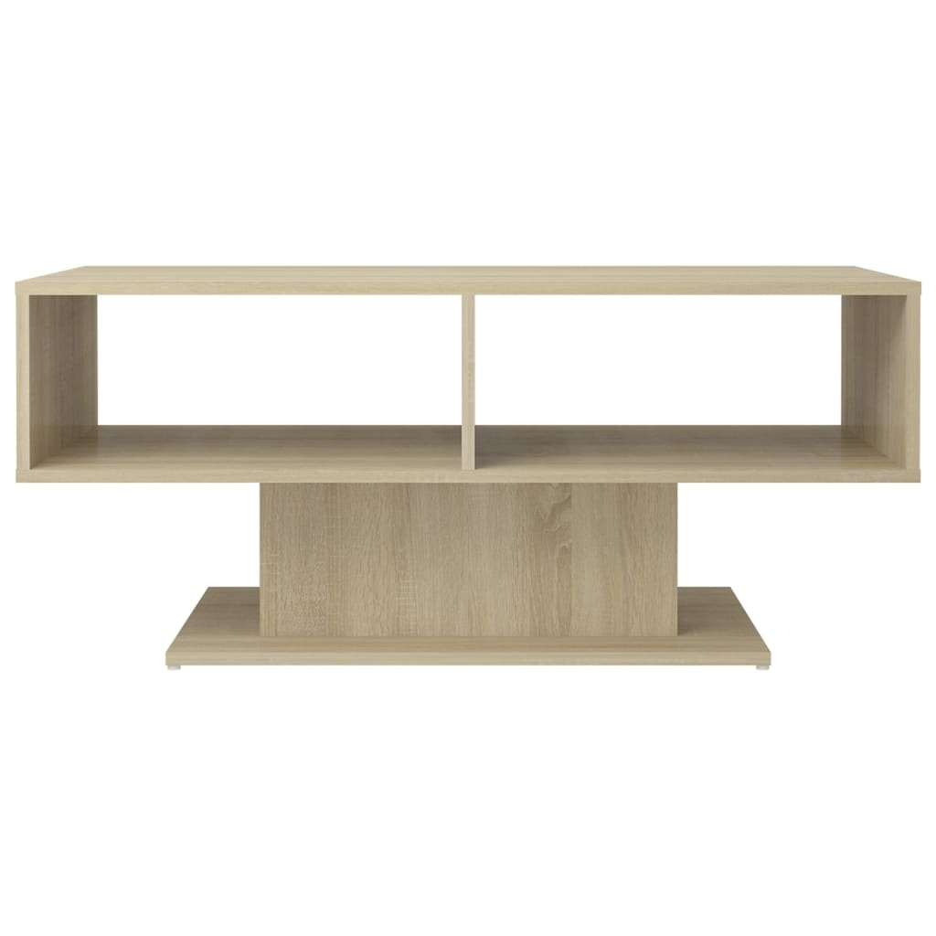 vidaXL Coffee Table Sonoma Oak 103.5x50x44.5 cm Engineered Wood