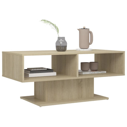 vidaXL Coffee Table Sonoma Oak 103.5x50x44.5 cm Engineered Wood