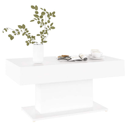 vidaXL Coffee Table | White | Engineered Wood | Medium | Durable | Coffee Table
