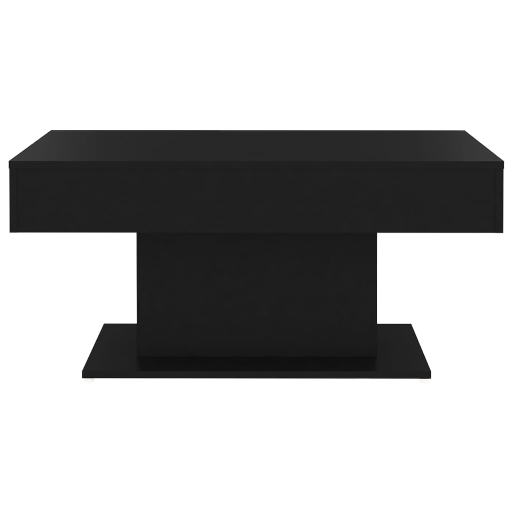 vidaXL Coffee Table | Black | Engineered wood | Medium | Durable | Coffee Table