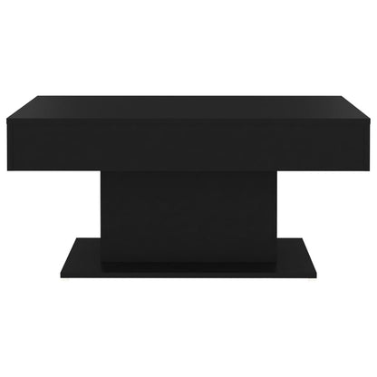 vidaXL Coffee Table | Black | Engineered wood | Medium | Durable | Coffee Table