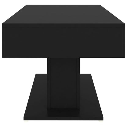 vidaXL Coffee Table | Black | Engineered wood | Medium | Durable | Coffee Table