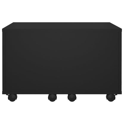 vidaXL Coffee Table | Black | Engineered wood | Small | Extendable