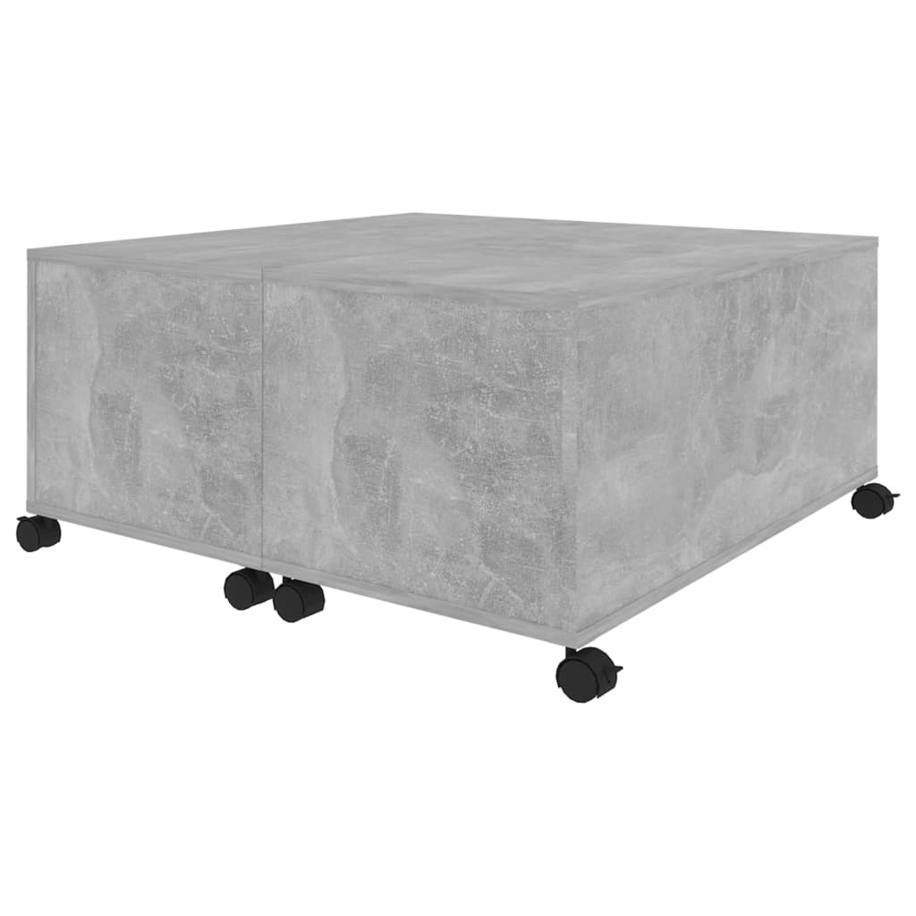 vidaXL Coffee Table | Concrete Grey | Engineered Wood | Medium |  Extendable