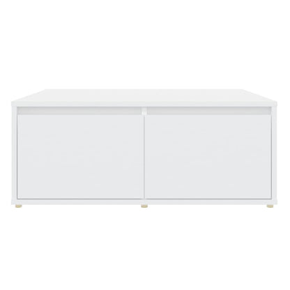 vidaXL Coffee Table White 80x80x31 cm Engineered Wood