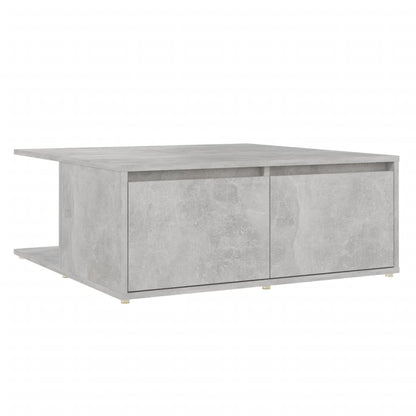 vidaXL Coffee Table | Concrete grey | Engineered wood | 80cm x 80cm
