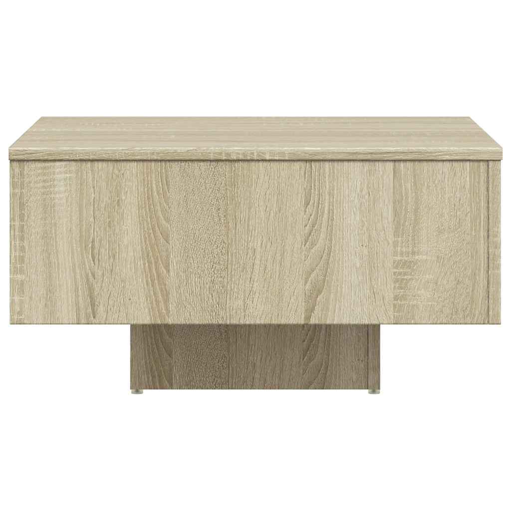 vidaXL Coffee Table Sonoma Oak 60x60x31.5 cm Engineered Wood