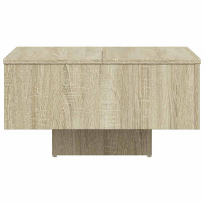 806888 vidaXL Coffee Table Sonoma Oak 60x60x31,5 cm Engineered Wood