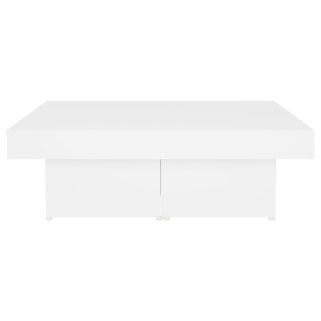 vidaXL Coffee Table White 90x90x28 cm Engineered Wood