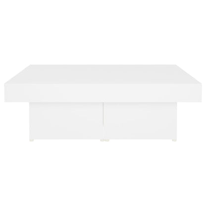 vidaXL Coffee Table White 90x90x28 cm Engineered Wood
