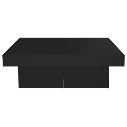 vidaXL Coffee Table | Black | Engineered wood | Medium | Modern | Coffee Table