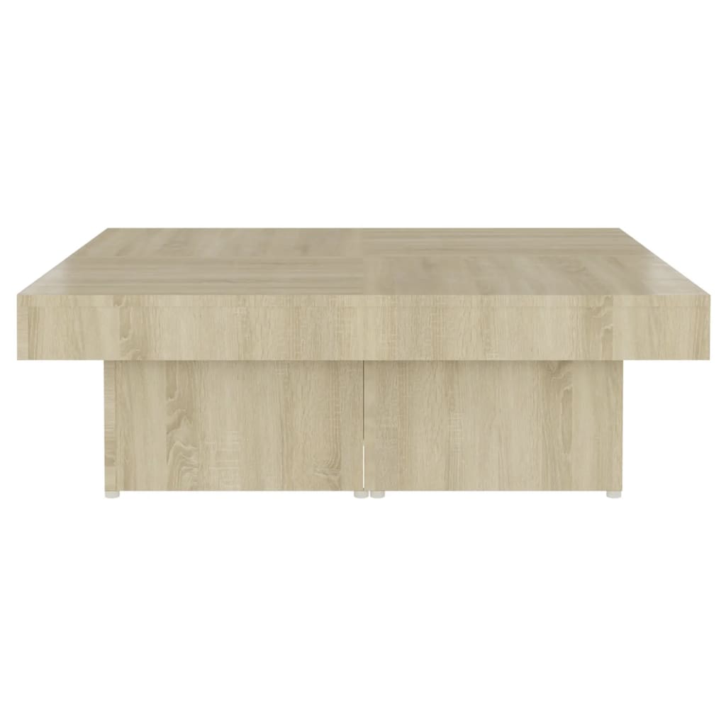 vidaXL Coffee Table Sonoma Oak 90x90x28 cm Engineered Wood