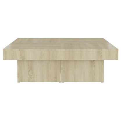 vidaXL Coffee Table Sonoma Oak 90x90x28 cm Engineered Wood