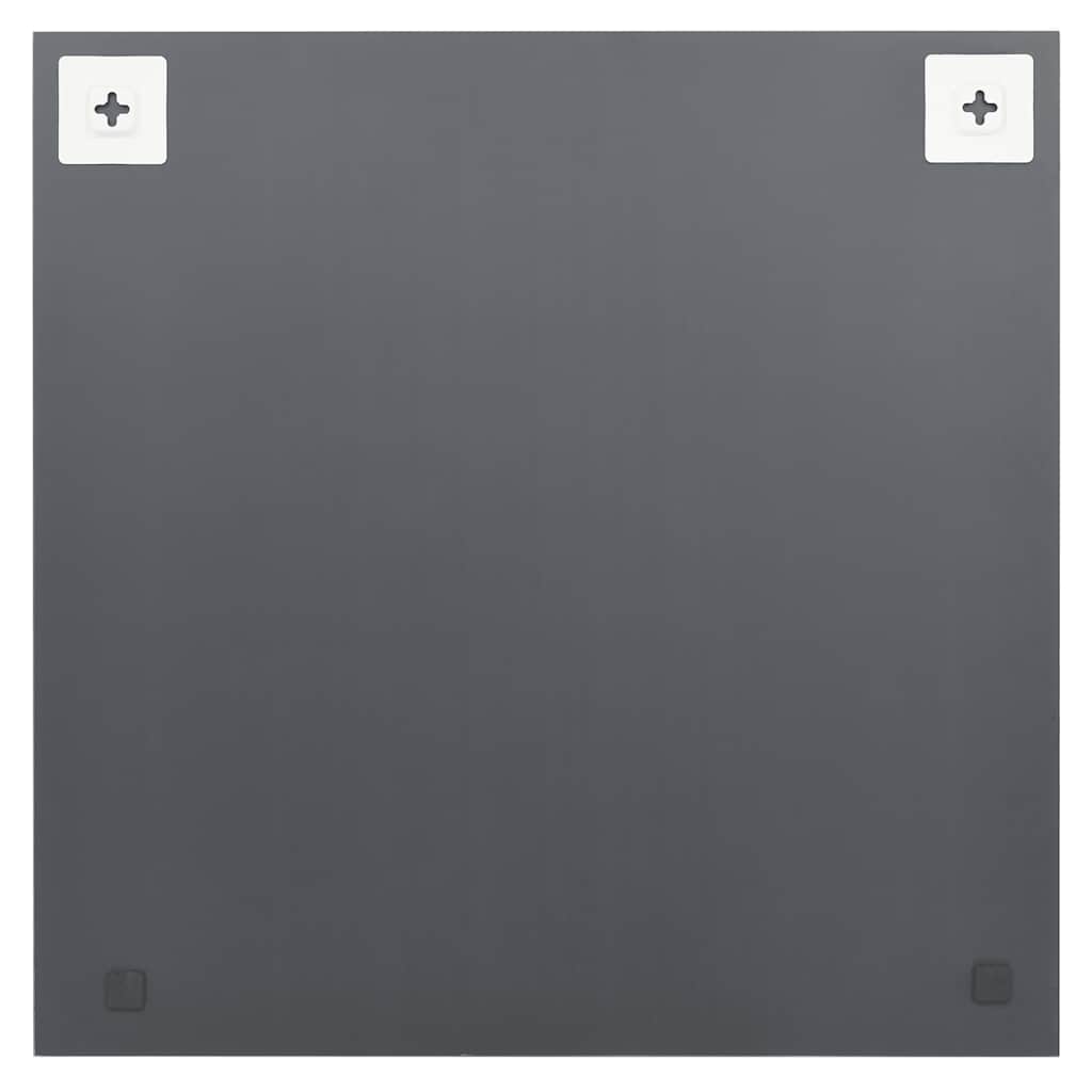 vidaXL Wall Mirror with LED Lights Square Glass