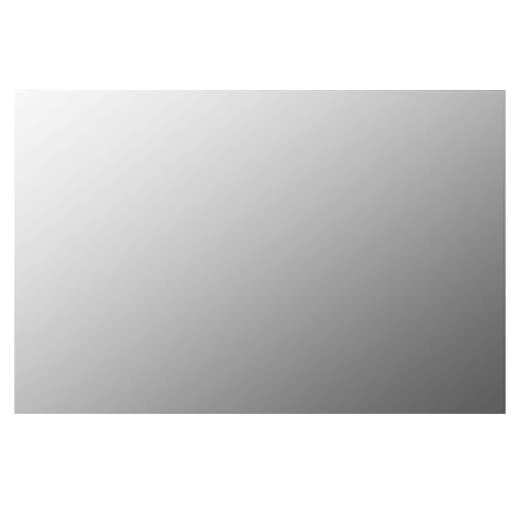 vidaXL Wall Mirror with LED Lights Rectangular Glass