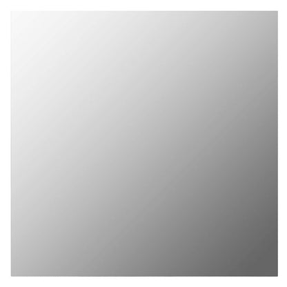 vidaXL Wall Mirror With Led Light | Silver | Glass, Plastic | Medium