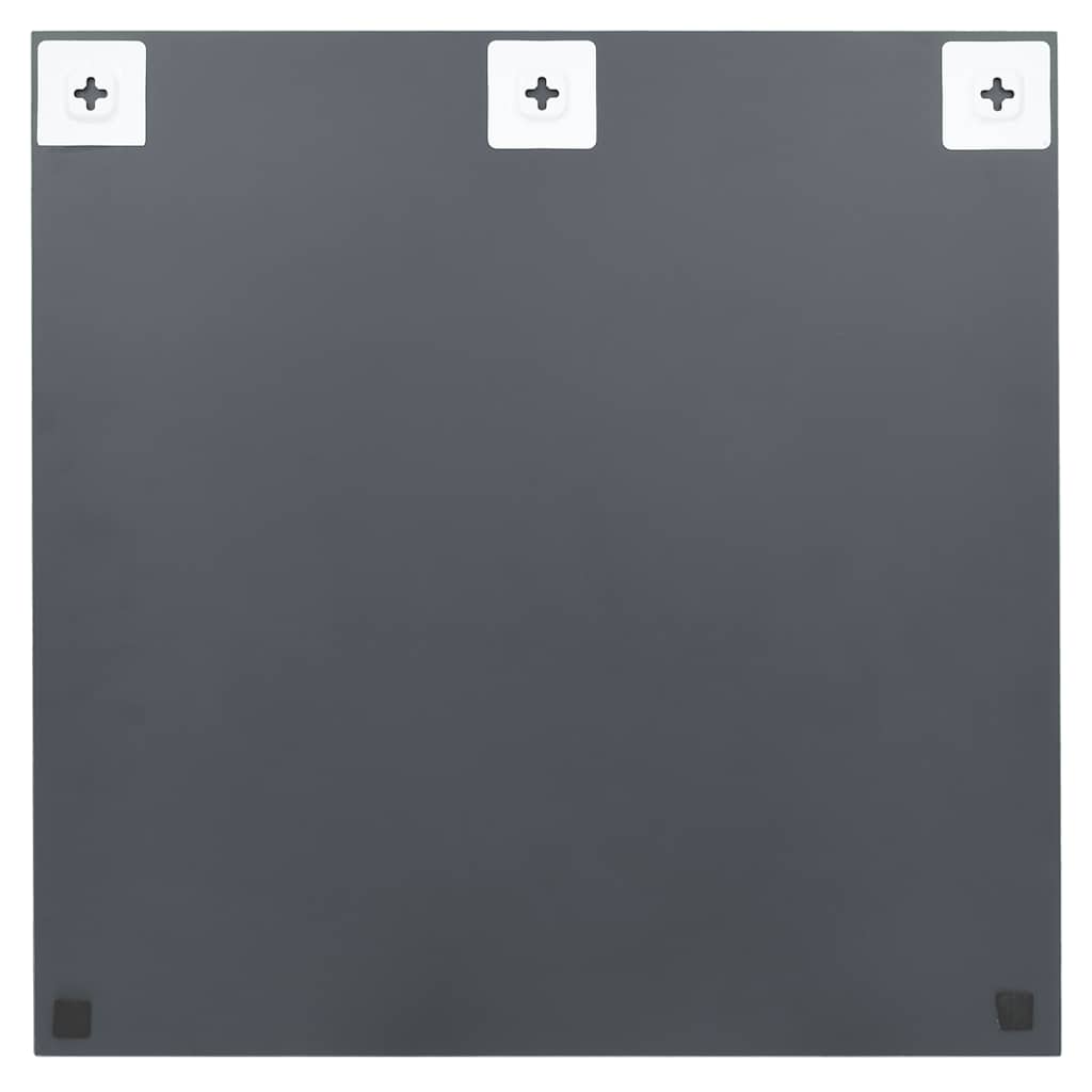 vidaXL Wall Mirror With Led Light | Silver | Glass, Plastic | Medium