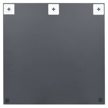 vidaXL Wall Mirror With Led Light | Silver | Glass, Plastic | Medium